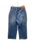 B.BALLSY (ボールジーブラザーズ) ballsy Super baggy denim pants ワイドデニムパンツ ブルー サイズ:L：9000円