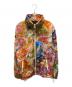 DIESEL（ディーゼル）の古着「j-warrel-print jacket ナイロンジャケット」｜オレンジ×グリーン
