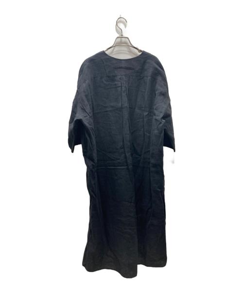 ticca（ティッカ）ticca (ティッカ) リネンプルオーバーワンピース ブラック サイズ:Fの古着・服飾アイテム