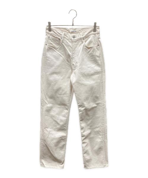AURALEE（オーラリー）AURALEE (オーラリー) HARD TWIST DENIM 5P PANTS デニムパンツ アイボリー サイズ:27の古着・服飾アイテム