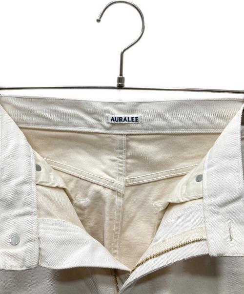 AURALEE（オーラリー）AURALEE (オーラリー) HARD TWIST DENIM 5P PANTS デニムパンツ アイボリー サイズ:27の古着・服飾アイテム