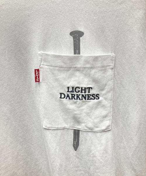 LEVI'S（リーバイス）LEVI'S (リーバイス) UNDERCOVER (アンダーカバー) ポケットTシャツ ホワイト サイズ:Lの古着・服飾アイテム