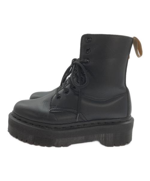 Dr.Martens（ドクターマーチン）Dr.Martens (ドクターマーチン) V JADON II MONO サイドジップ厚底ブーツ ブラック サイズ:UK4の古着・服飾アイテム