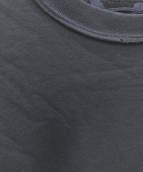Graphpaper（グラフペーパー）Graphpaper (グラフペーパー) CAMIEL FORTGENS (カミエルフォートヘンス) CF.GP Azuma Terry Crew Neck Sweat クルーネックスウェット ネイビー サイズ:O/Sの古着・服飾アイテム