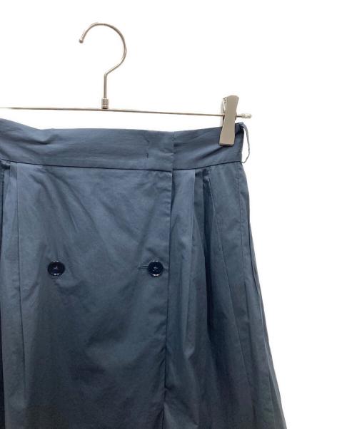 JIL SANDER（ジルサンダー）JIL SANDER (ジルサンダー) ラップデザインフレアスカート ネイビー サイズ:SIZE 34の古着・服飾アイテム