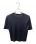PRADA (プラダ) 半袖シルクリブニット ネイビー サイズ:38：7000円