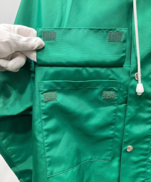 HUMAN MADE（ヒューマンメイド）HUMAN MADE (ヒューマンメイド) パッカブルレインコート グリーン サイズ:Lの古着・服飾アイテム
