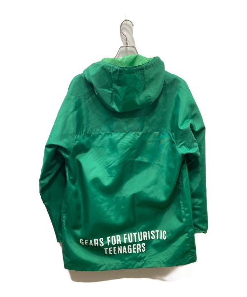 HUMAN MADE（ヒューマンメイド）HUMAN MADE (ヒューマンメイド) パッカブルレインコート グリーン サイズ:Lの古着・服飾アイテム
