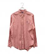 RALPH LAURENラルフローレン）の古着「ストライプシャツ」｜ピンク