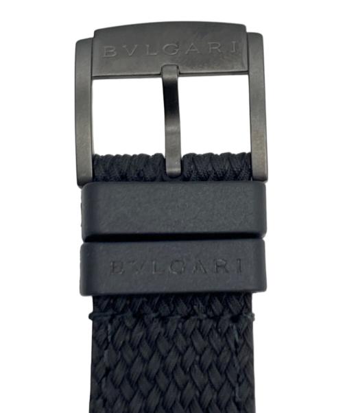 BVLGARI（ブルガリ）BVLGARI (ブルガリ) 自動巻き ブルガリ・ブルガリ マン ウォッチ スティール / 41 mm ブラックの古着・服飾アイテム