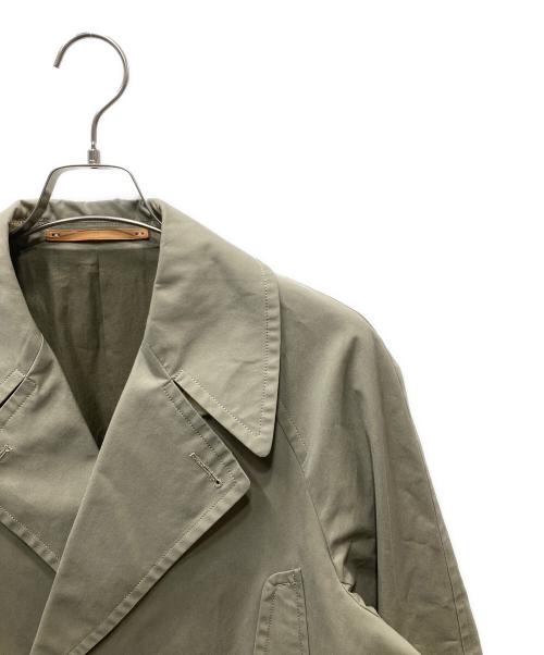SCYE（サイ）SCYE (サイ) コットンギャバダブルトレンチコート ベージュ サイズ:38の古着・服飾アイテム