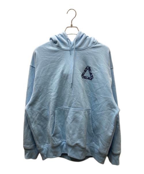 PALACE（パレス）PALACE (パレス) P-3 PRINT HOOD パーカー ブルー サイズ:Lの古着・服飾アイテム
