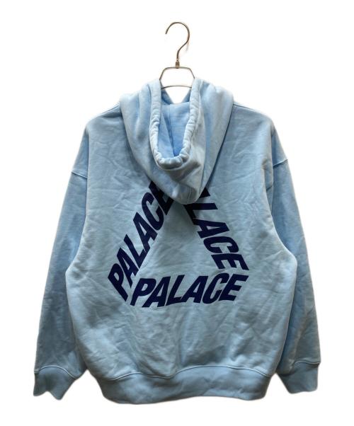 PALACE（パレス）PALACE (パレス) P-3 PRINT HOOD パーカー ブルー サイズ:Lの古着・服飾アイテム