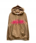 PALACEパレス）の古着「SKETCHY HOOD パーカー」｜ブラウン
