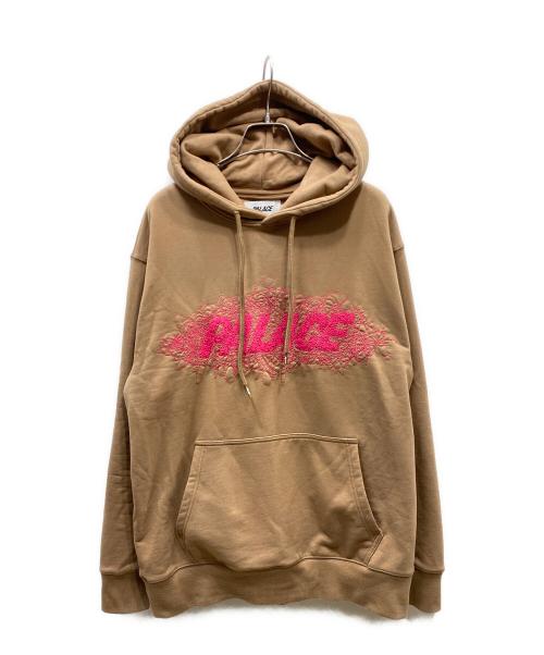 PALACE（パレス）PALACE (パレス) SKETCHY HOOD パーカー ブラウン サイズ:Lの古着・服飾アイテム