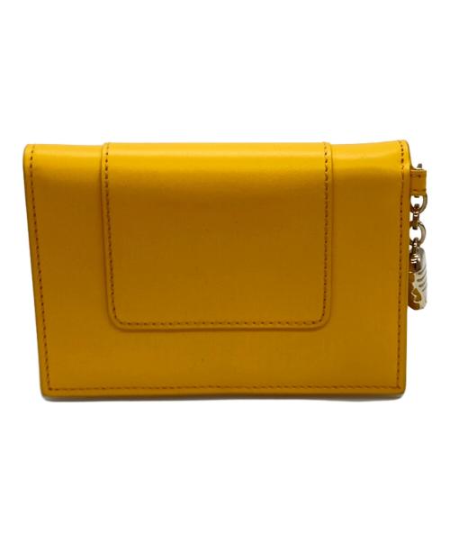 BVLGARI（ブルガリ）BVLGARI (ブルガリ) Serpenti Card Case/ セルペンティ フォーエバー カードフォルダー イエローの古着・服飾アイテム