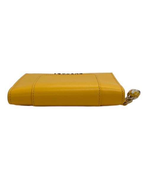 BVLGARI（ブルガリ）BVLGARI (ブルガリ) Serpenti Card Case/ セルペンティ フォーエバー カードフォルダー イエローの古着・服飾アイテム