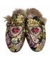 GUCCI (グッチ) ホースビットファーミュール ブラック×イエロー サイズ:SIZE 36：18000円