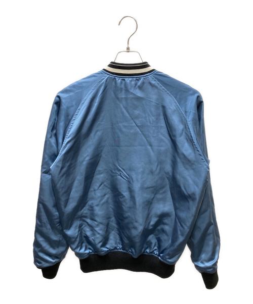 DIESEL（ディーゼル）DIESEL (ディーゼル) BeachParty リバーシブルスカジャン ブラック×ブルー サイズ:XSの古着・服飾アイテム