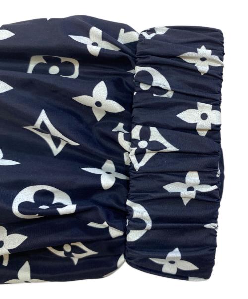 LOUIS VUITTON（ルイ ヴィトン）LOUIS VUITTON (ルイ ヴィトン) 24AW モノグラムプリント トラック ナイロンジャケット ダークネイビー×ホワイト サイズ:48の古着・服飾アイテム