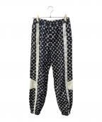 LOUIS VUITTONルイ ヴィトン）の古着「24AW モノグラムプリントテクニカルトラックロングパンツ トラックパンツ」｜ダークネイビー×ホワイト