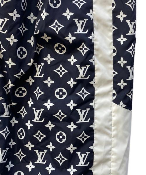 LOUIS VUITTON（ルイ ヴィトン）LOUIS VUITTON (ルイ ヴィトン) 24AW モノグラムプリントテクニカルトラックロングパンツ トラックパンツ ダークネイビー×ホワイト サイズ:46の古着・服飾アイテム