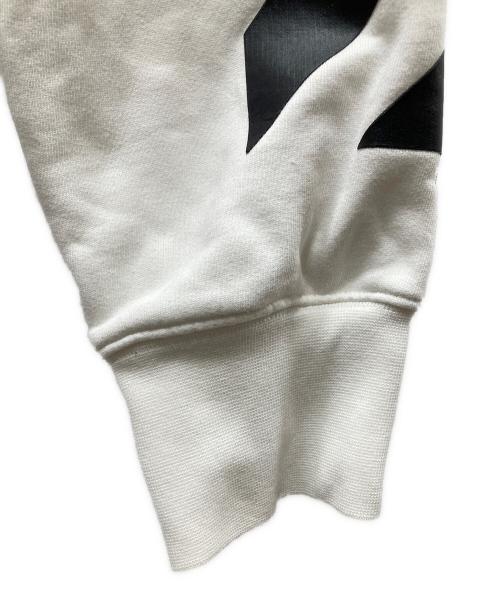 OFFWHITE（オフホワイト）OFFWHITE (オフホワイト) Dripping arrows Incompiuto Sweatshirt スウェット ホワイト サイズ:XSの古着・服飾アイテム