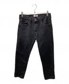 LEVI'Sリーバイス）の古着「501　後染め ブラック デニムパンツ」｜ブラック