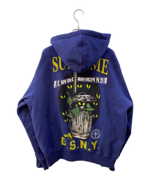 SUPREME（シュプリーム）SUPREME (シュプリーム) DSNY (ディーエスエヌワイ) DSNY Zip Up Hooded Sweatshirt ジップパーカー ブルー サイズ:Sの古着・服飾アイテム