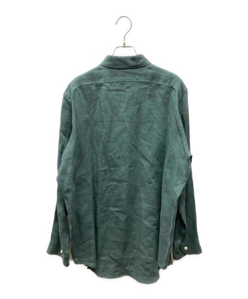 MADISON BLUE（マディソンブルー）MADISON BLUE (マディソンブルー) HAMPTON LINEN SHIRT リネンシャツ グリーン サイズ:02の古着・服飾アイテム