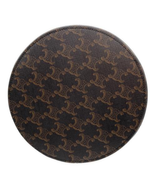 CELINE（セリーヌ）CELINE (セリーヌ) トリオンフ キャンバス バケットバッグ タン ブラウンの古着・服飾アイテム