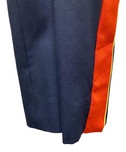 STELLA McCARTNEY（ステラマッカートニー）STELLA McCARTNEY (ステラマッカートニー) サイドライン スラックス ネイビー×レッド サイズ:34の古着・服飾アイテム