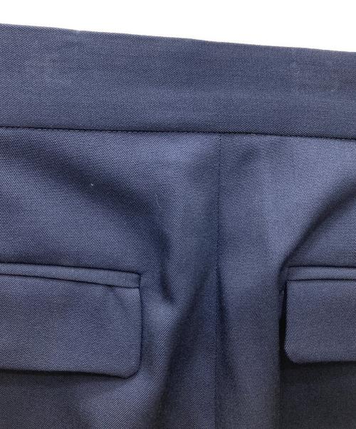 STELLA McCARTNEY（ステラマッカートニー）STELLA McCARTNEY (ステラマッカートニー) サイドライン スラックス ネイビー×レッド サイズ:34の古着・服飾アイテム