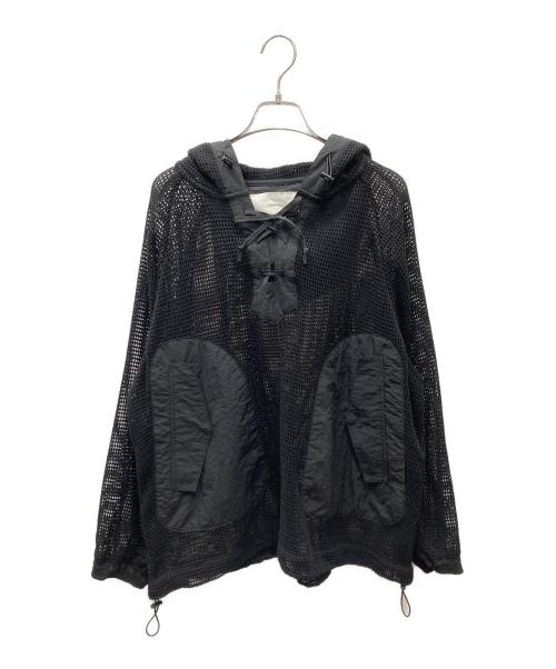 TODAYFUL（トゥデイフル）TODAYFUL (トゥデイフル) 24SS メッシュアノラックパーカー ブラック サイズ:XSの古着・服飾アイテム
