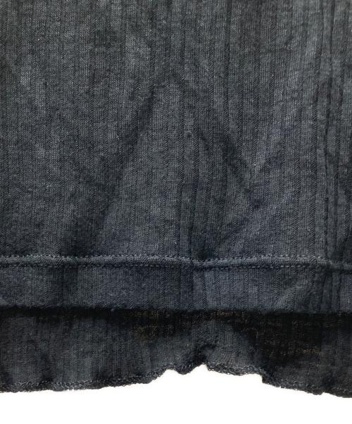 Saint Laurent Paris（サンローランパリ）Saint Laurent Paris (サンローランパリ) ロゴ刺繍タンクトップ ブラック サイズ:Sの古着・服飾アイテム