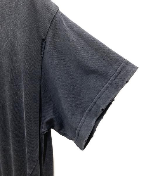 BALENCIAGA（バレンシアガ）BALENCIAGA (バレンシアガ) 21SS SPORTY B PLEATED DRESS ドッキングカットソーワンピース ブラック サイズ:34の古着・服飾アイテム