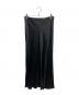 Maison Margiela（メゾンマルジェラ）の古着「ARTISANAL SATIN MIDI SKIRT サテンミディスカート」｜ブラック