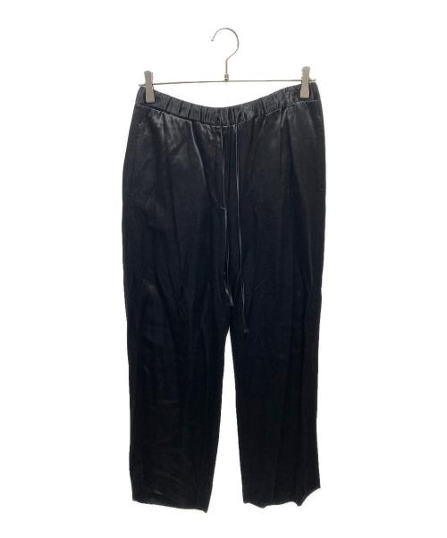 JIL SANDER（ジルサンダー）JIL SANDER (ジルサンダー) イージーサテンパンツ ブラック サイズ:34の古着・服飾アイテム