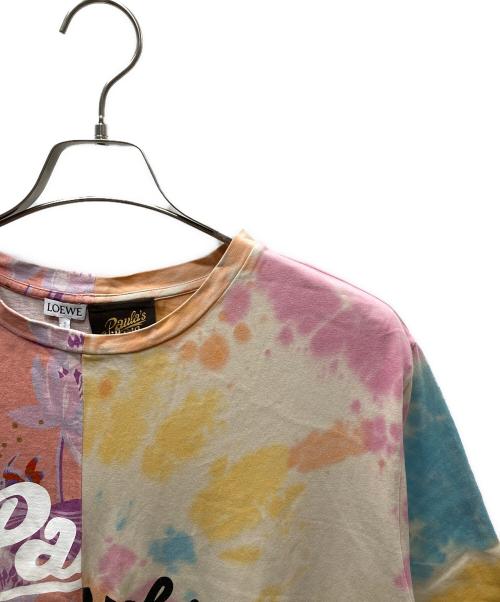 LOEWE（ロエベ）LOEWE (ロエベ) La Pausa プリントTシャツ ピンク×イエロー サイズ:Mの古着・服飾アイテム