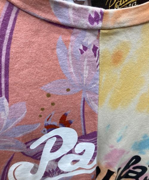LOEWE（ロエベ）LOEWE (ロエベ) La Pausa プリントTシャツ ピンク×イエロー サイズ:Mの古着・服飾アイテム