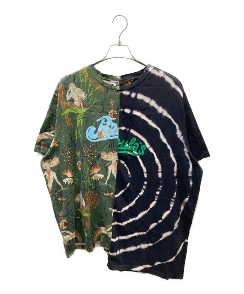 LOEWE（ロエベ）LOEWE (ロエベ) La Pausa プリントTシャツ ブラック×グリーン サイズ:Mの古着・服飾アイテム