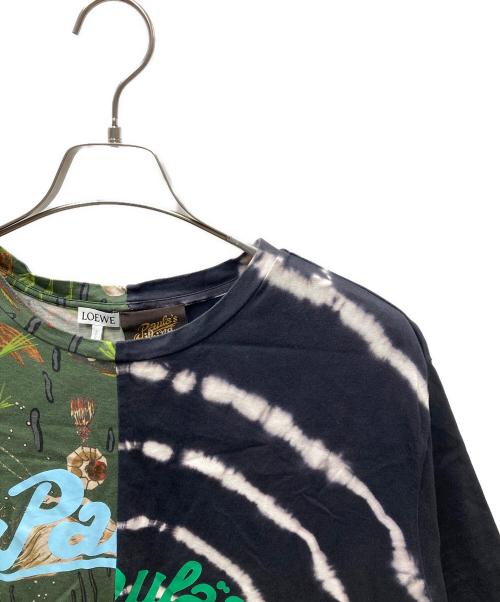 LOEWE（ロエベ）LOEWE (ロエベ) La Pausa プリントTシャツ ブラック×グリーン サイズ:Mの古着・服飾アイテム