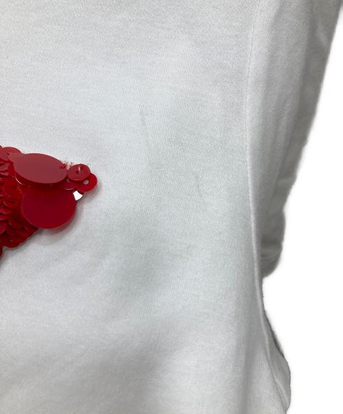 PRADA（プラダ）PRADA (プラダ) ロゴデザイン プリントTシャツ ホワイト サイズ:Sの古着・服飾アイテム