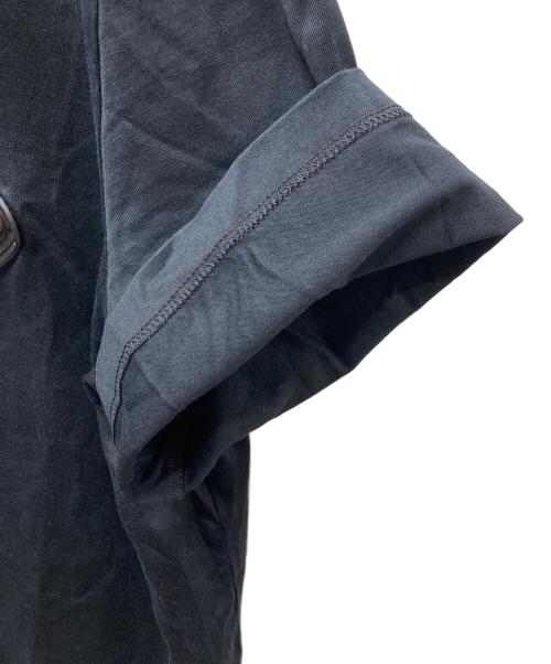 PRADA（プラダ）PRADA (プラダ) ラバーロゴ Tシャツ ブラック サイズ:Lの古着・服飾アイテム