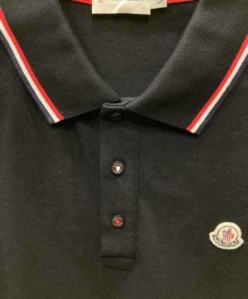 MONCLER（モンクレール）MONCLER (モンクレール) MAGRIA ポロシャツ ブラック サイズ:XLの古着・服飾アイテム