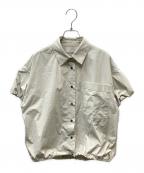 heliopoleエリオポール）の古着「パフスリーブドローストリングシャツ」｜グレー