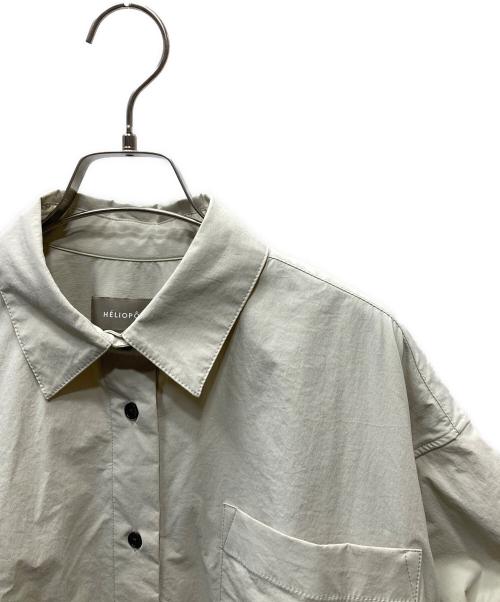 heliopole（エリオポール）heliopole (エリオポール) パフスリーブドローストリングシャツ グレー サイズ:38の古着・服飾アイテム
