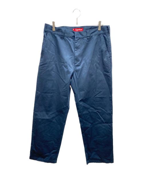 SUPREME（シュプリーム）SUPREME (シュプリーム) Work Pant/ワークパンツ ブルー サイズ:34の古着・服飾アイテム