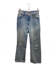 TODAYFUL（トゥデイフル）の古着「Cary's Denim キャリーズ ルーズシルエット ジップフライデニムパンツ」｜ブルー