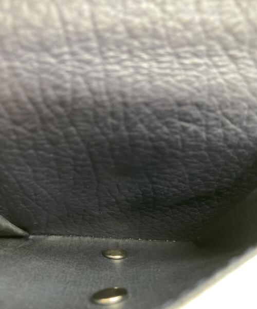 Maison Margiela（メゾンマルジェラ）Maison Margiela (メゾンマルジェラ) 4ステッチ 二つ折り ウォレット ネイビーの古着・服飾アイテム